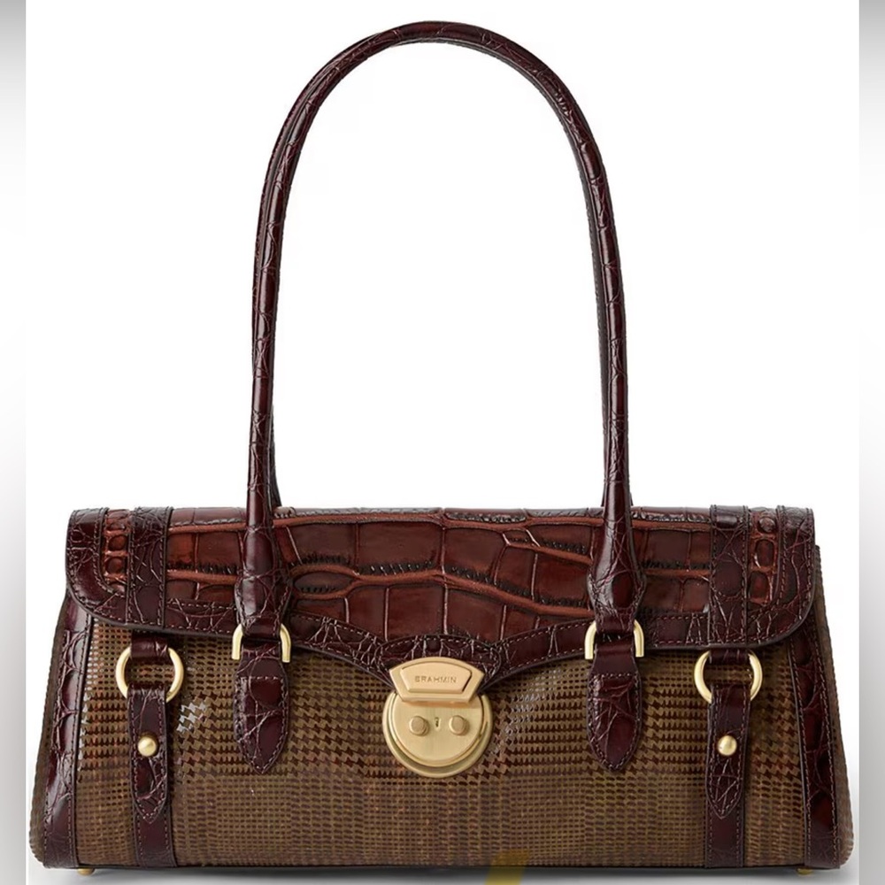 NWT Brahmin Brixton Collection Satchel Bag